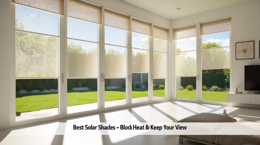 Best Solar Shades To Block Heat While Preserving Your View