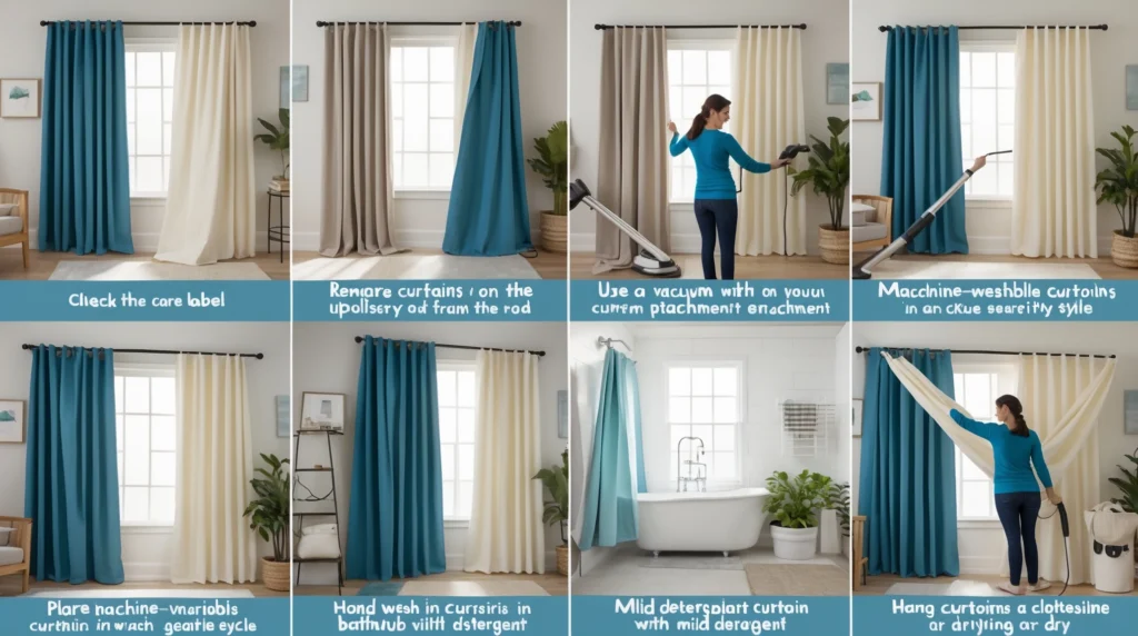 How to Clean Blackout Curtains Step-by-Step Guide