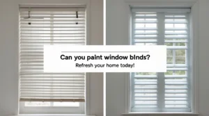 can you paint window blinds