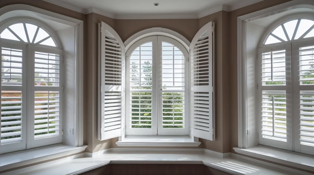 Bay Window Shutters and Other Unique Window Shapes