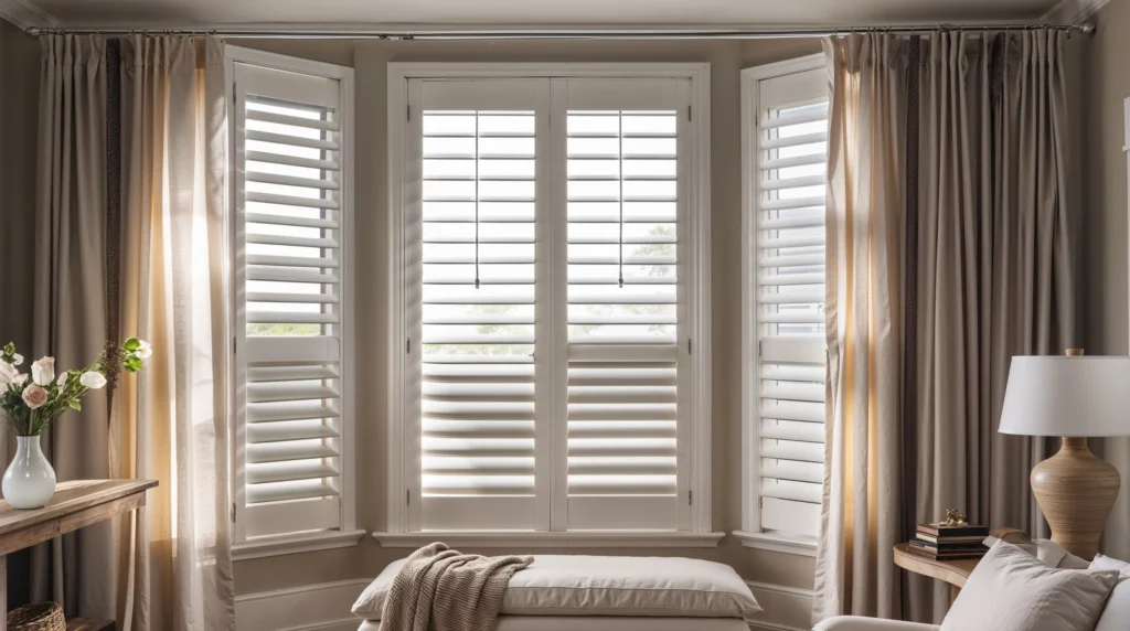 Why Pair Plantation Shutters with Curtains