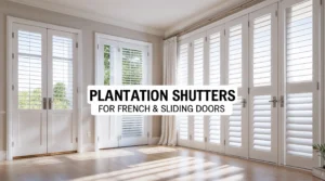 plantation shutters with curtains