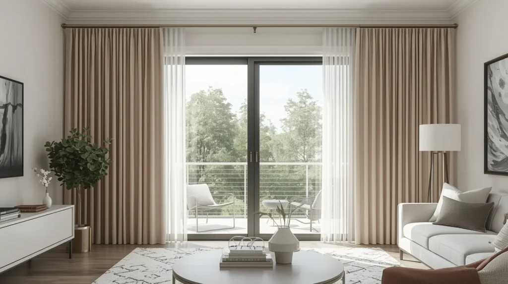 Curtains and Drapes That Work Smoothly on Sliding Glass Doors