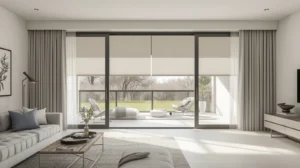 Modern Window Covering Ideas for Sliding Glass Doors