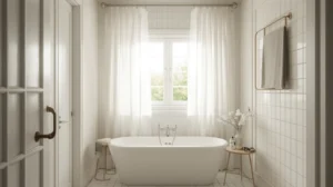 bathroom curtains for windows​