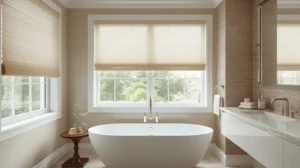 Bathroom window coverings for privacy